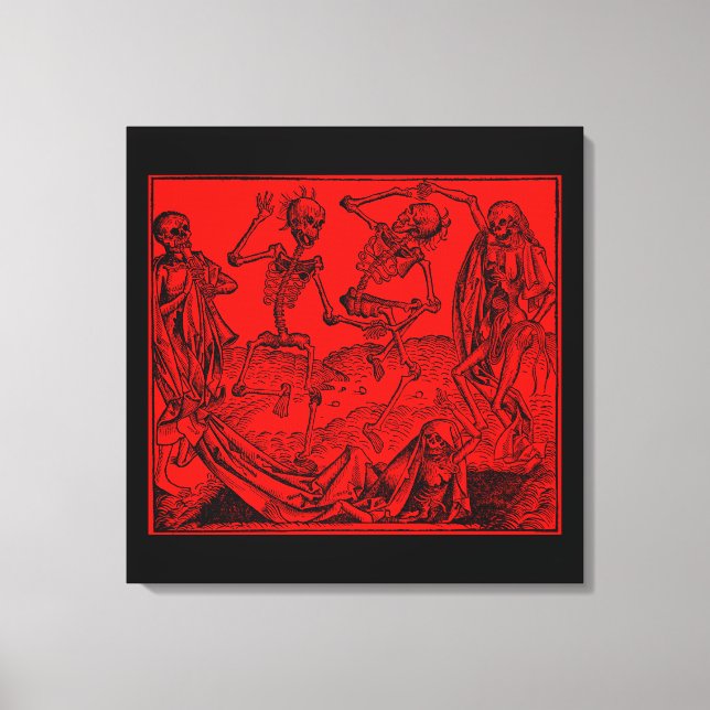 Toile Totentanz / Danse de macabre (Recto)