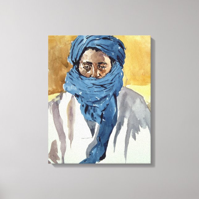 Toile Touareg Tribesman Timbucto 1991 (Recto)
