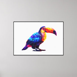 Toile Toucan Beau Couleur