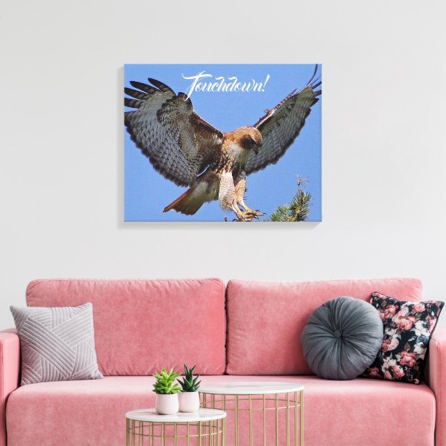Toile Touchdown Red Tail HawK (Insitu(Salon))