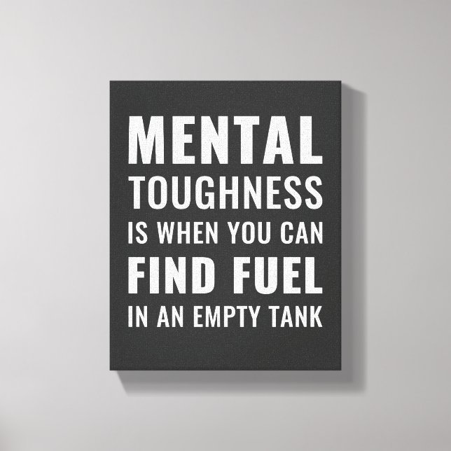 Toile Touche mentale | Citation Inspiration (Recto)