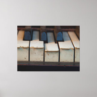Toile Touches de piano à chips ivoires Old Schultz