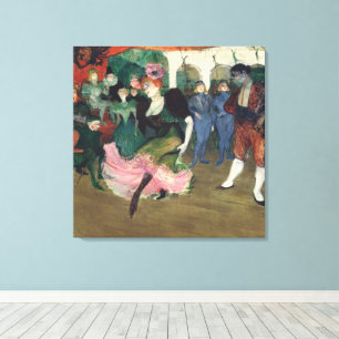 Toile Toulouse-Lautrec Art Vintage French Can-Can