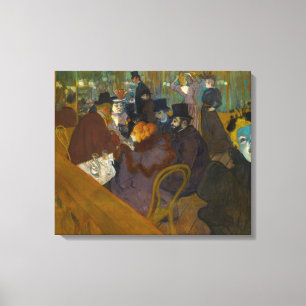 Toile Toulouse-Lautrec - Au Rouge