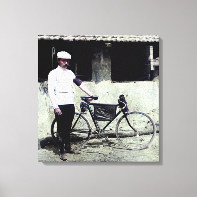 Toile Tour De France 1903 Maurice Garin Colorisé (Recto)