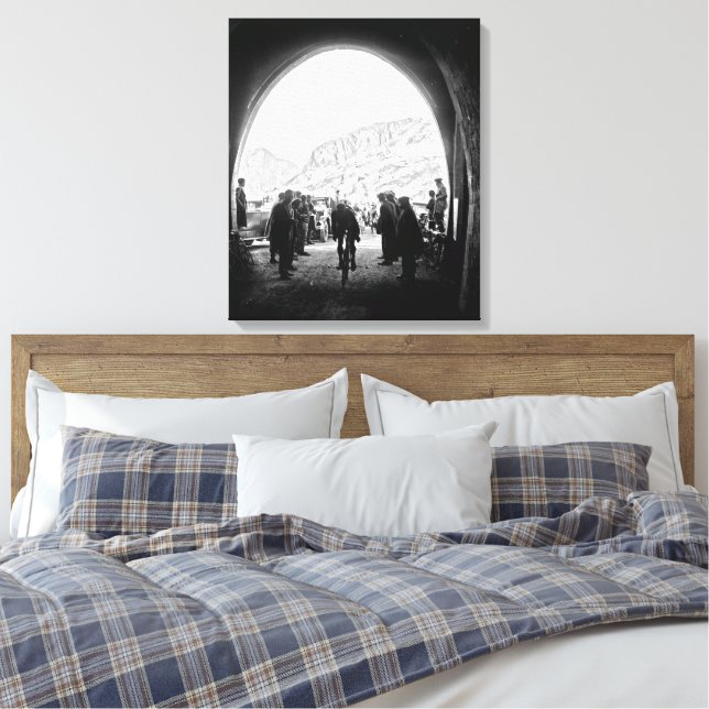 Toile Tour de France 1928 Étape 14 Tunnel de Galibier (Insitu(Chambre))