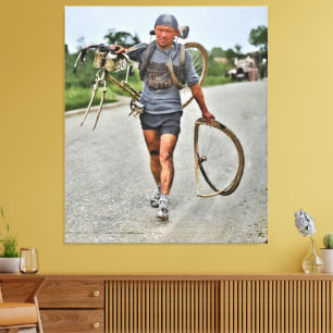 Toile Tour de France 1928 Étape 7 Italien Giusto Cerutti