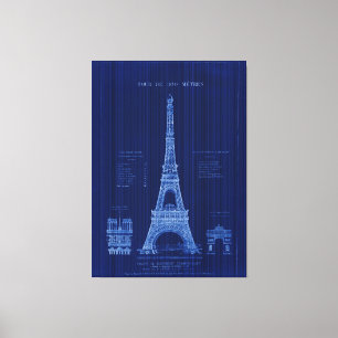 Toile Tour Eiffel Paris