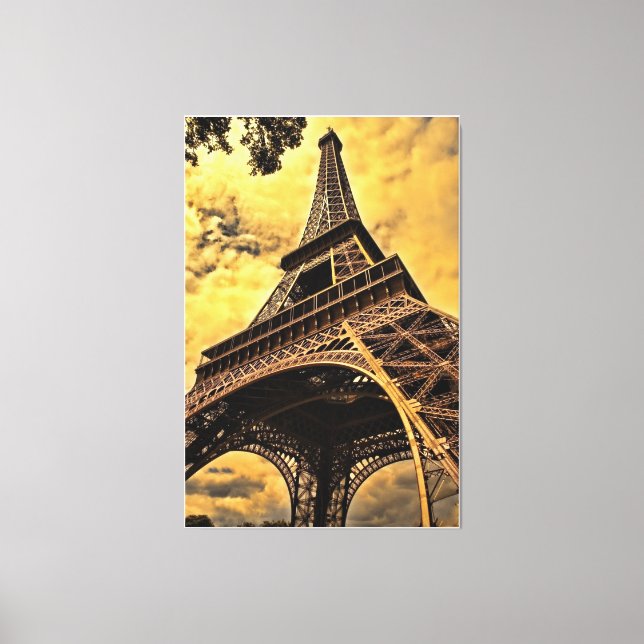 Toile Tour Eiffel Paris France (Recto)