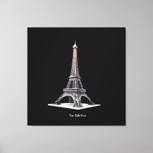 Toile Tour Eiffel Paris France