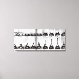 Toile Tour Eiffel vintage photo Paris