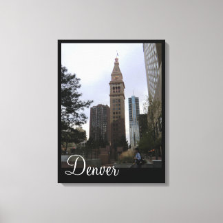 Toile Tour horloge D & F Denver Colorado