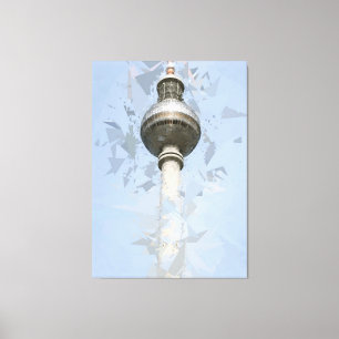 Toile Tour télévisuelle Fernsehturm Berlin, Allemagne