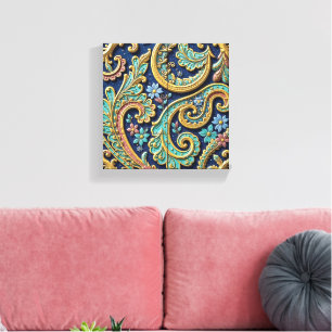 Toile Tourbillons d'un rêve Paisley