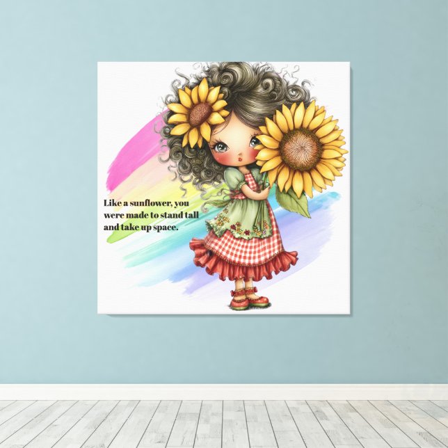 Toile Tournesol (Insitu (Plancher de Bois))