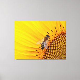 Toile Tournesol et Abeille