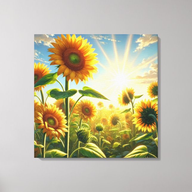 Toile Tournesol Golden Embrick (Recto)