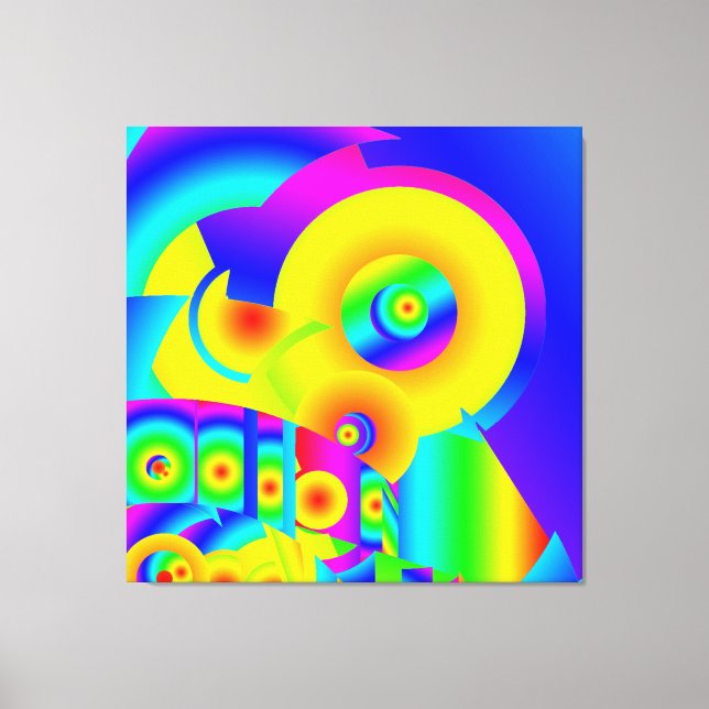 Toile Tournesols abstraits  (Recto)