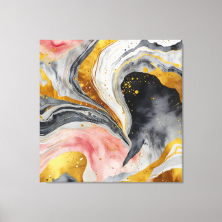 Toile Tournois de marbre doré