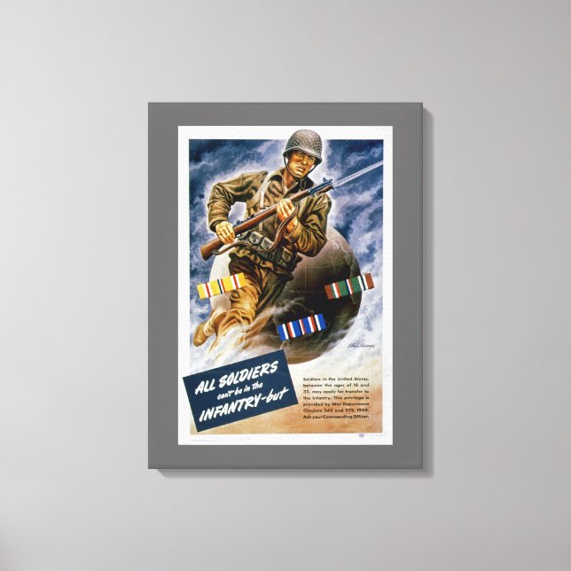 Toile Tous les soldats ne peuvent pas être dans l'infant (Recto)