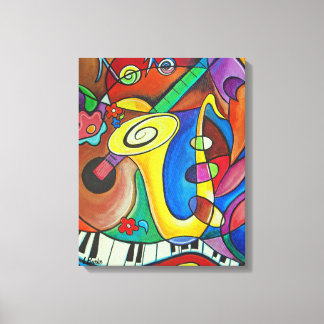 Toile Tout Ce Jazz ! Imprimer par Studio Burke©