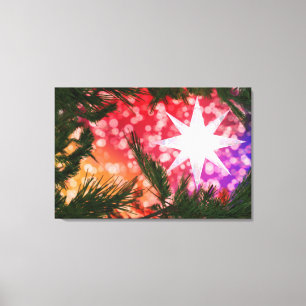 Toile Tout est brillant Canvas de Noël Imprimer