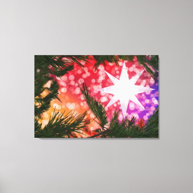 Toile Tout est brillant Canvas de Noël Imprimer (Recto)