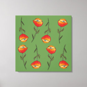 Toile Toutes les images de fleurs de coquelicot