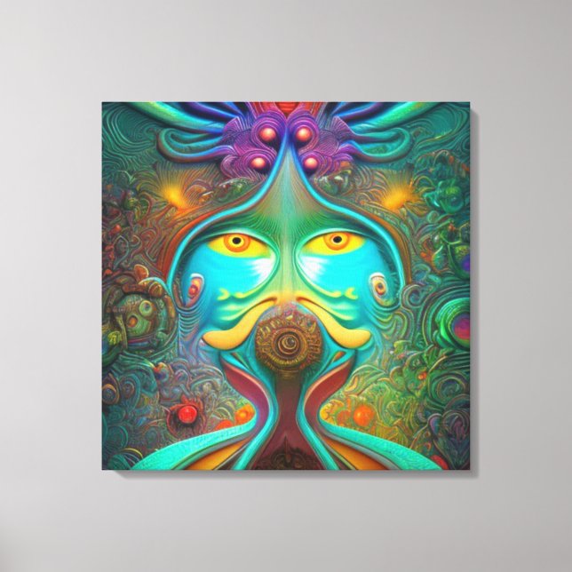 Toile Tpixx Art unique créé par AI (Recto)