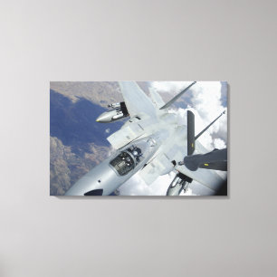 Toile Tractions d'un F-15 Eagle à partir d'un KC-135