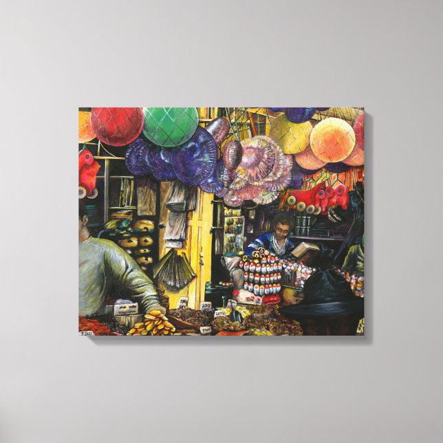 Toile Traditions du commerce ancien, Jérusalem (Recto)