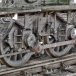 TOILE TRAIN À VAPEUR<br><div class="desc">Un design artistique de roues de train à vapeur.</div>
