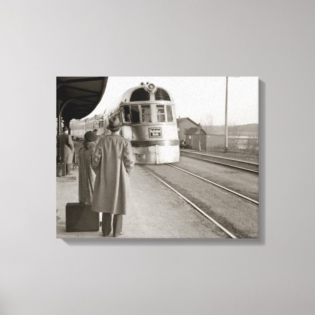 Toile Train Burlington Zephyr, 1940 (Recto)