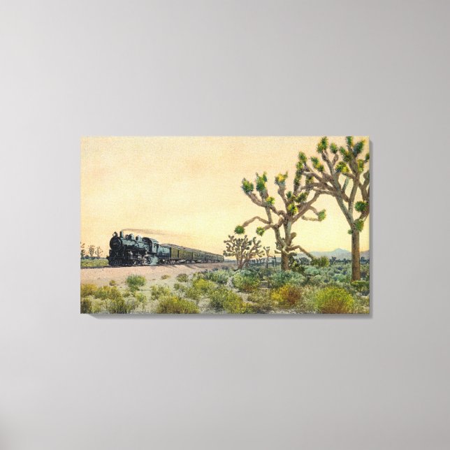 Toile Train California Limited Traversant (Recto)