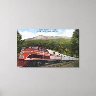 Toile Train de basculage de Rocket de montagne