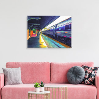 Toile Train de l'après-midi