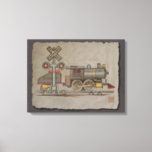 Toile Train électrique Toy