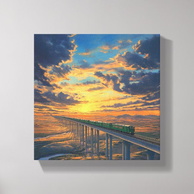 Toile Train in the Wild (Recto)