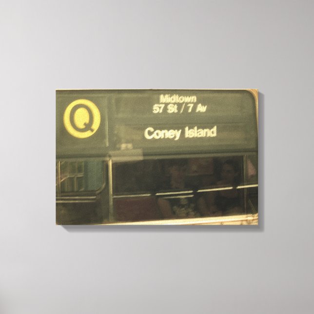 Toile Train pour Coney Island (Recto)