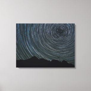 Toile Traînées d'étoiles autour de Polaris   Ingalls Pas