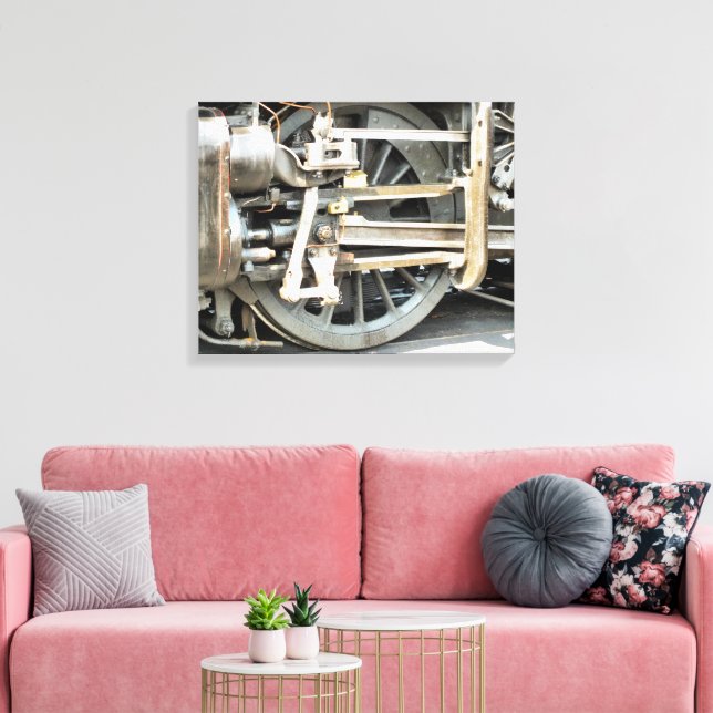 TOILE TRAINS À VAPEUR (Insitu(Salon))