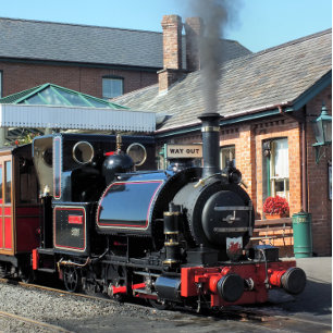 TOILE TRAINS À VAPEUR WELSH