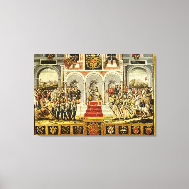 Toile Traité de Cateau-Cambresis (Recto)