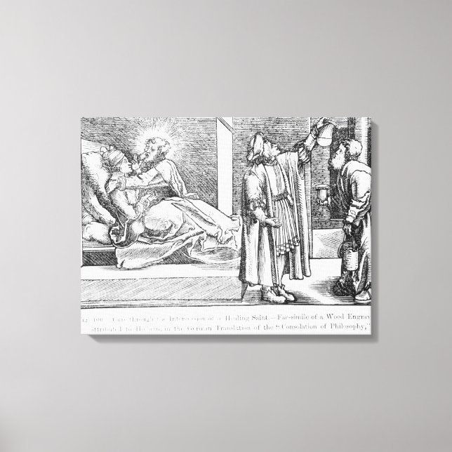 Toile Traiter par l'intercession d'une guérison (Recto)