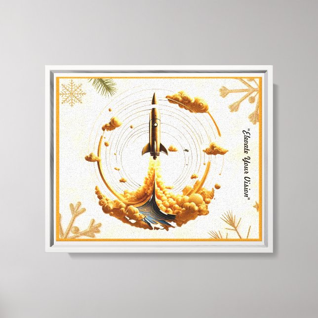 Toile "Trajectoire céleste" (Recto)