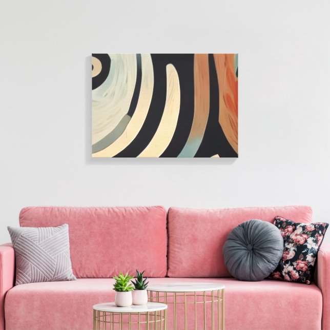 Toile Transform Your Walls a Sacred Story Southwest Fish (Insitu(Salon))