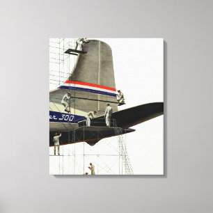Toile Transport Vintage, Entretien d'Avion