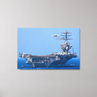 Toile TRANSPORTEUR D'AÉRONEF AMÉRICAIN - CVN-68 24x36