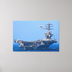 Toile TRANSPORTEUR D'AÉRONEF AMÉRICAIN - CVN 68 32x48