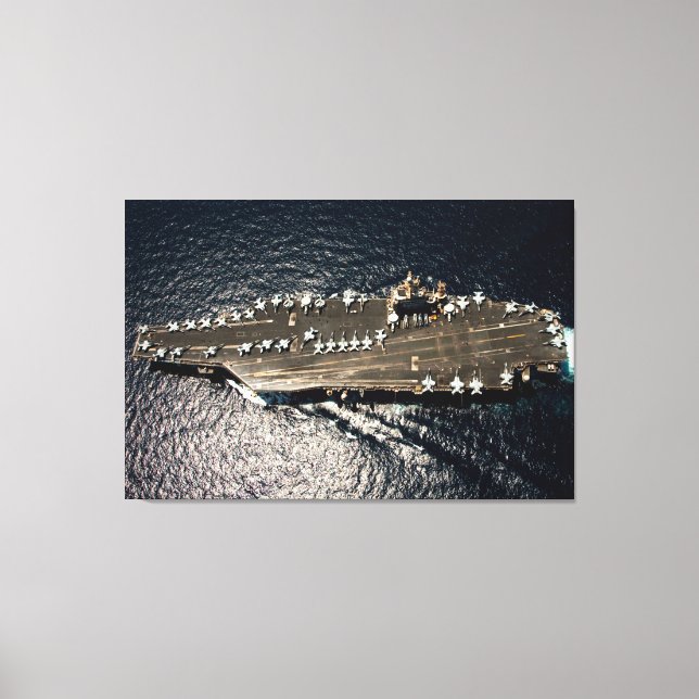 Toile TRANSPORTEUR D'AÉRONEF AMÉRICAIN - CVN-72 32x48 (Recto)